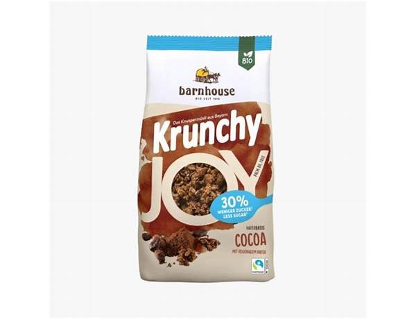 Krunchy joy cocoa food facts