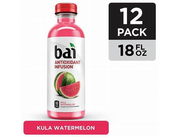 Kula watermelon antioxidant beverage, kula watermelon food facts