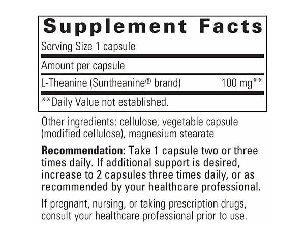 L-theanine ingredients