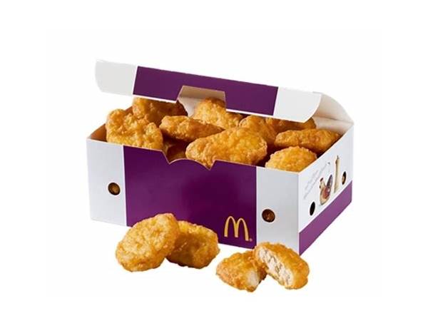 La boîte de 20 chicken mcnuggets food facts