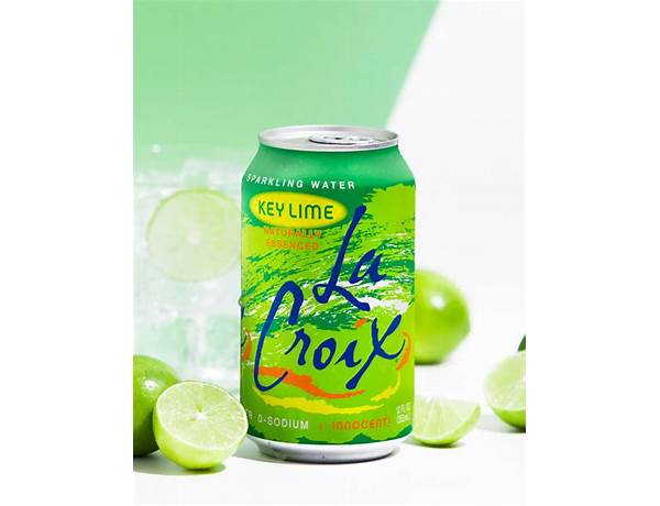 La croix sparkling water, key lime food facts