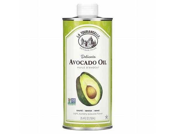 La tourangelle, delicate avocado oil food facts