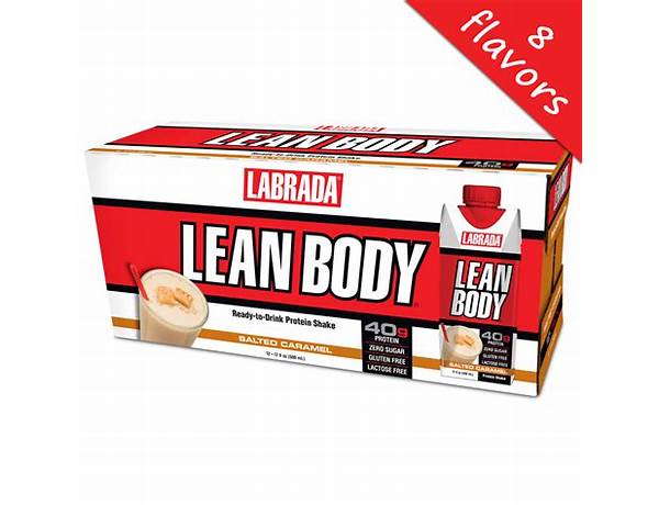 Labrada lean body rtd ingredients