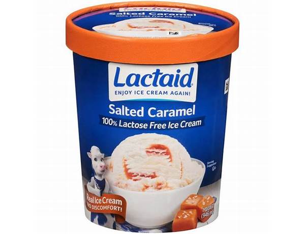 Lactaid ice cream salted caramel food facts