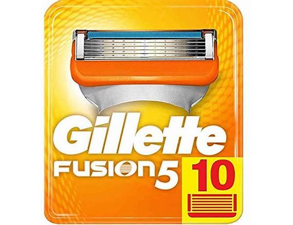 Lame roisoir gillette fusion 5 - food facts