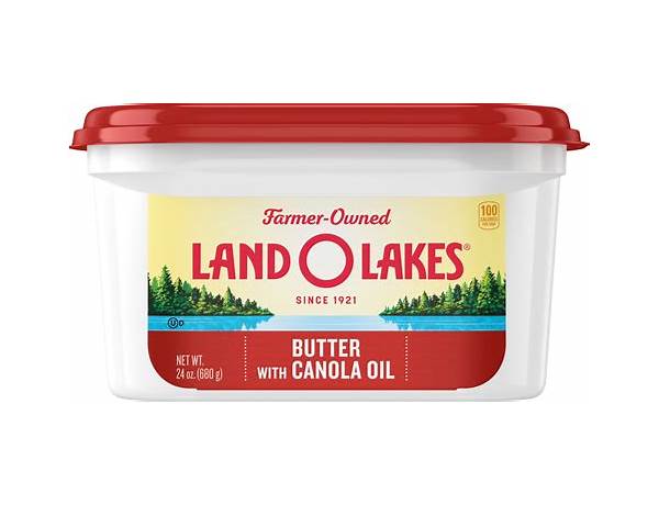 Land o lakes butter with canola oil food facts