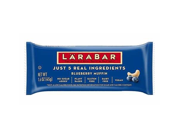 Larabar blueberry food facts