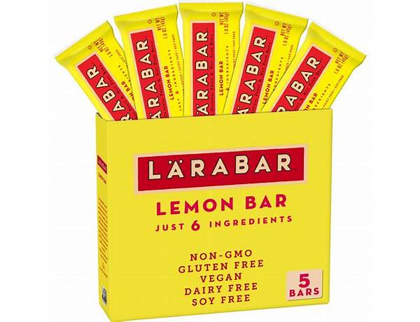Larabar lemon bar food facts