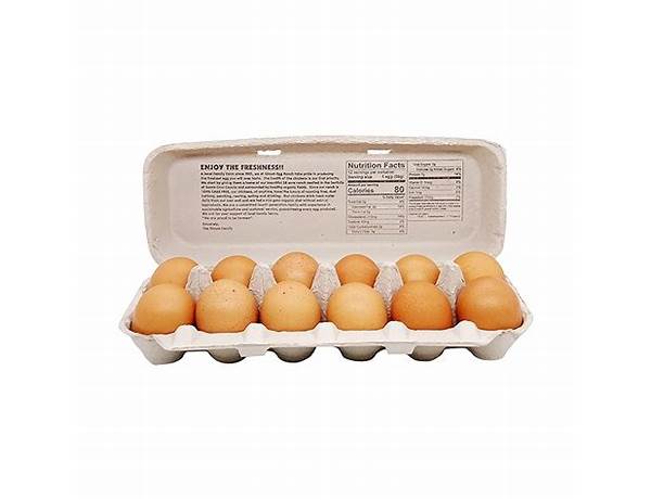 Large grade aa eggs ingredients