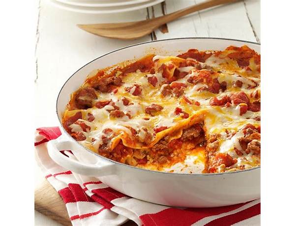 Lasagna skillet dinner food facts
