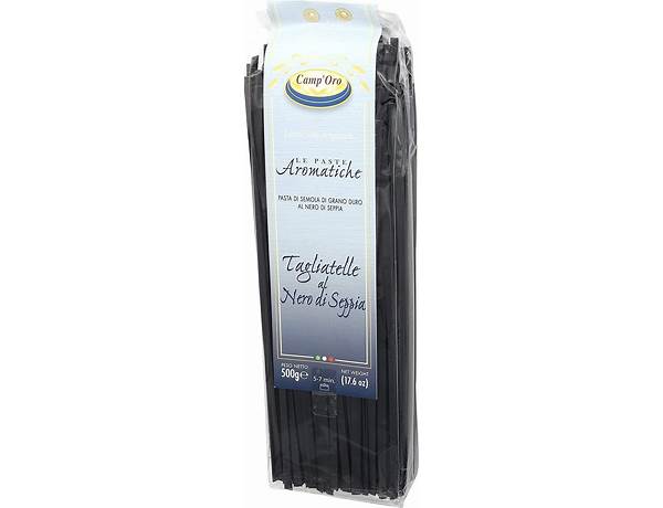 Le aromatiche black squid ink tagliatelle italian food facts