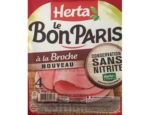 Le bon paris à la broche food facts