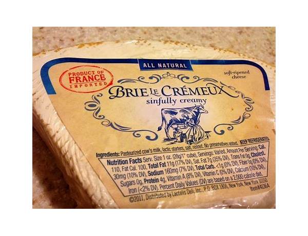 Le cremeux trpl crm brie food facts