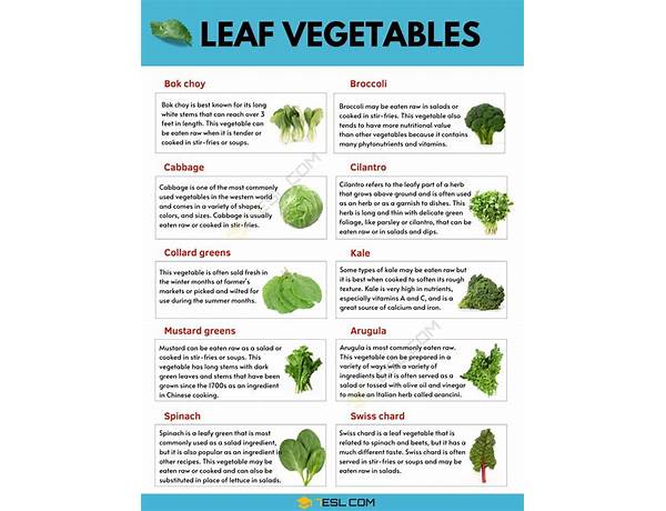 Leaf Vegetables, musical term