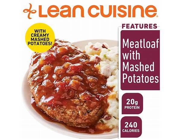 Lean cuisine meatloaf with mqshed potatoes food facts