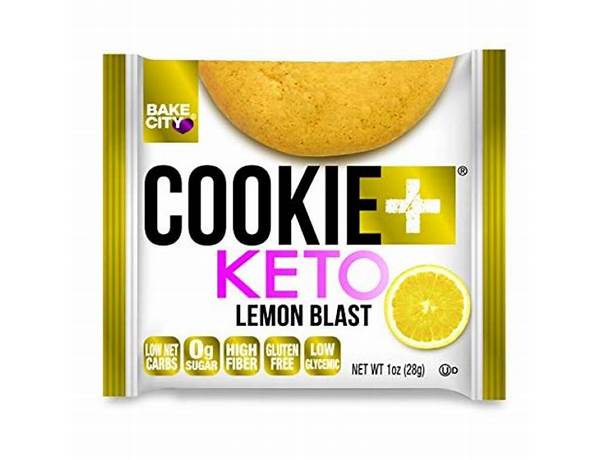 Lemon blast cookie + keto food facts