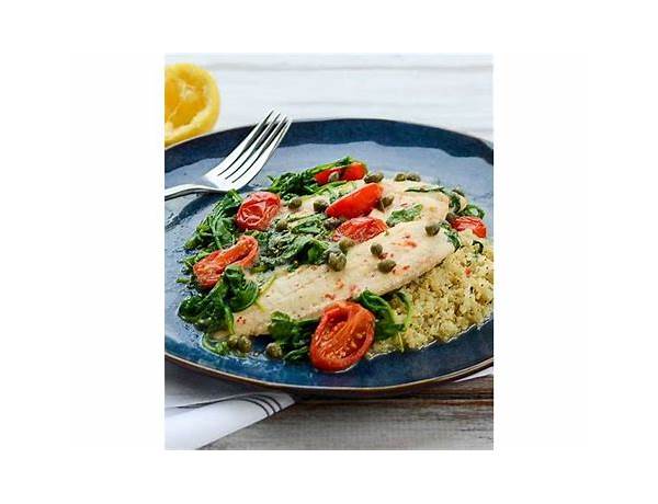 Lemon caper tilapia food facts