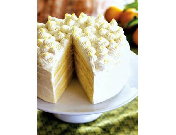 Lemon creme cake food facts