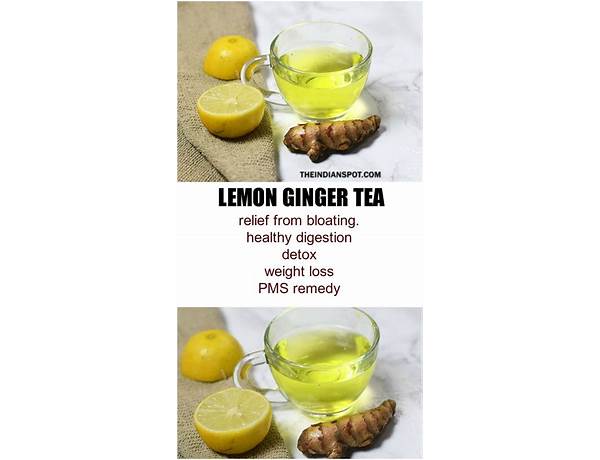 Lemon ginger tea food facts