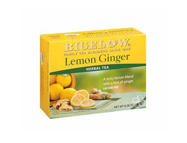 Lemon ginger tea nutrition facts