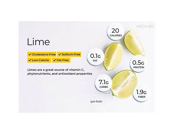 Lemon lime food facts