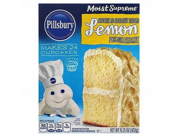 Lemon premium cakemix food facts