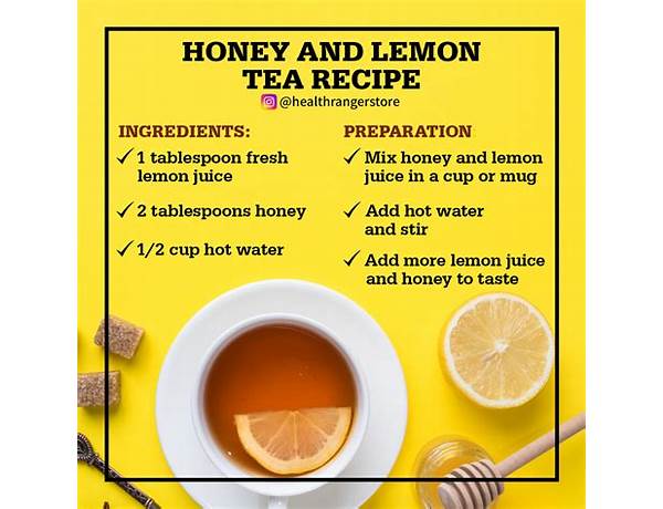 Lemon tea ingredients