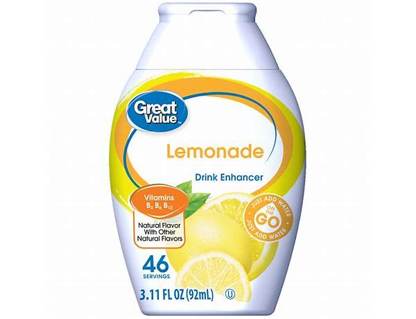 Lemonade drink enhancer food facts