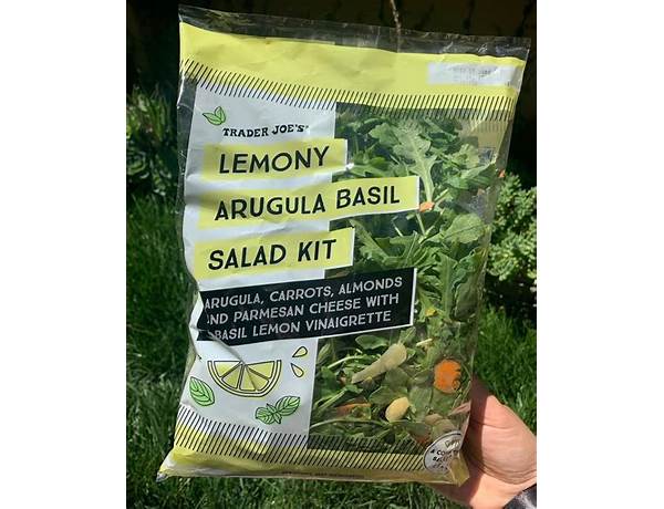 Lemony arugula basil salad kit food facts