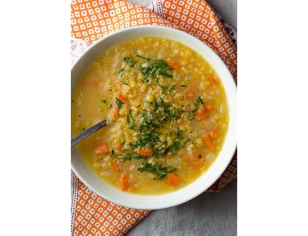 Lentil soup ingredients