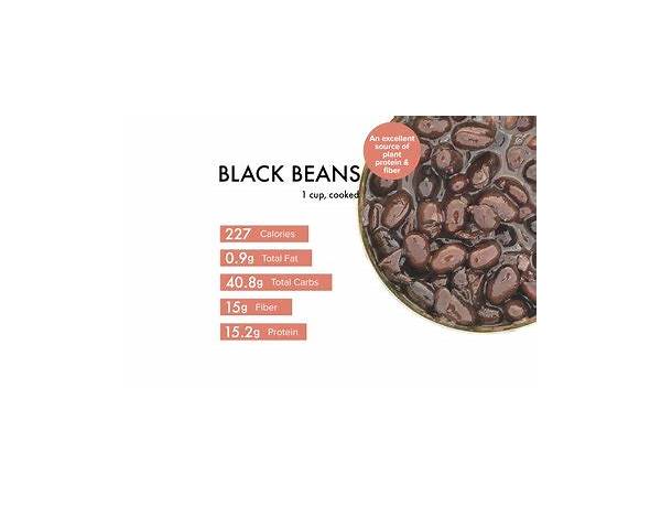 Levant black beans food facts