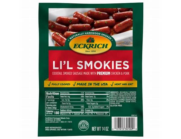 Li'l smokies cocktail smoked sausage, li'l smokies ingredients