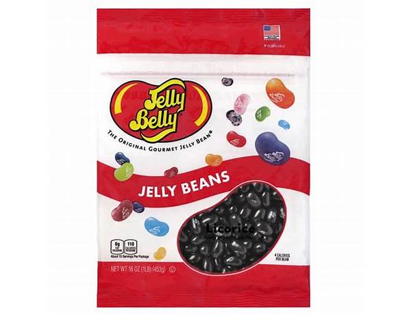 Licorice jelly beans food facts