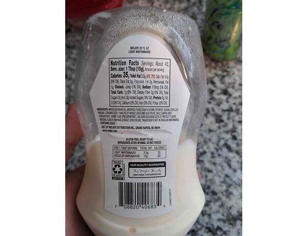 Light mayo ingredients