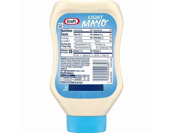 Light mayo nutrition facts