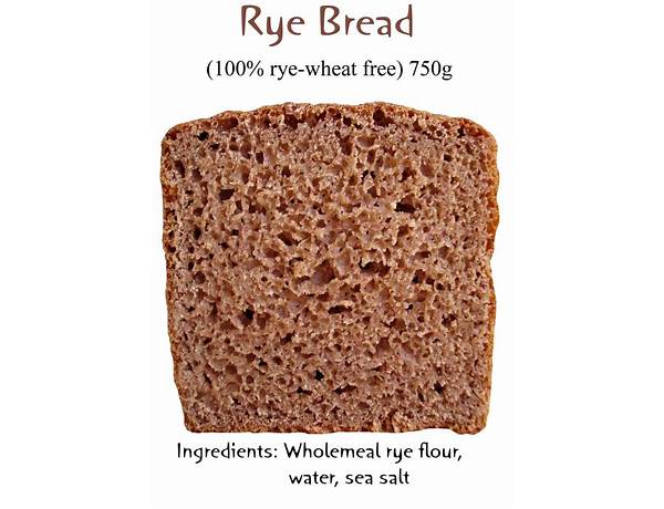 Light rye bread food facts