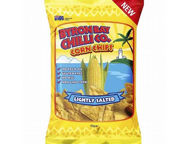 Lightly salted corn chips food facts