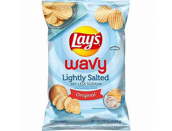 Lightly salted original potato chips ingredients