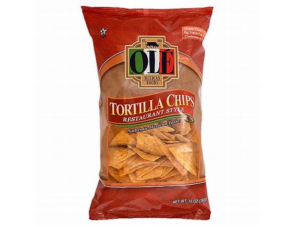 Lily’s mexican corn chips original restaurant style food facts