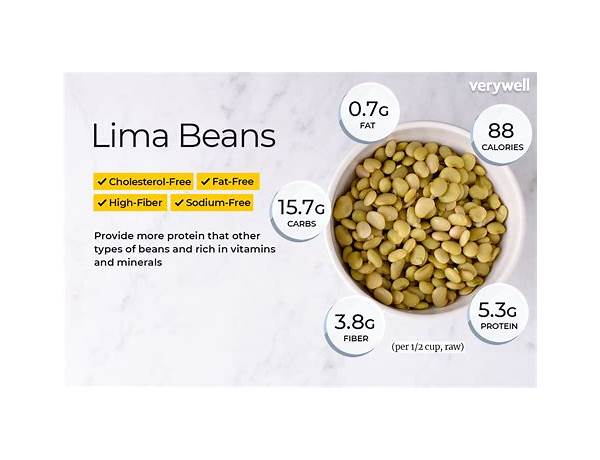 Lima beans nutrition facts