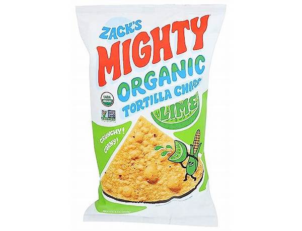 Lime mighty organic tortilla chips food facts