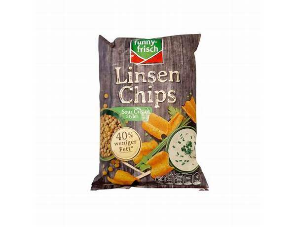 Linsen chips dour cream style ingredients