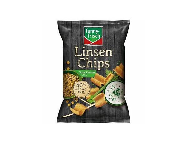 Linsen chips dour cream style nutrition facts