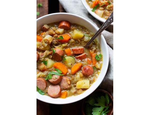 Linsensuppe mit würstchen ingredients