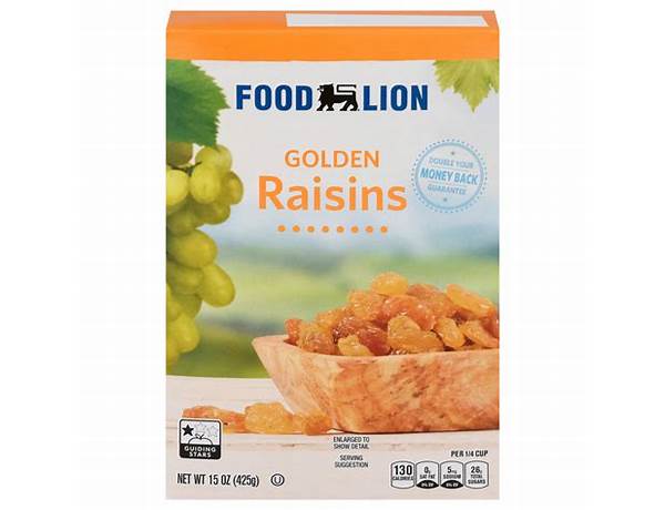 Lion raisins food facts