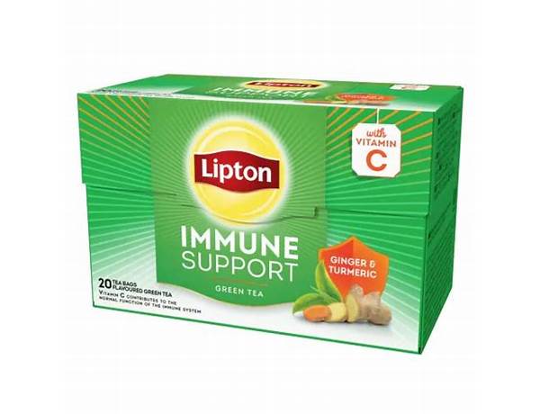 Lipton immune support green tea food facts