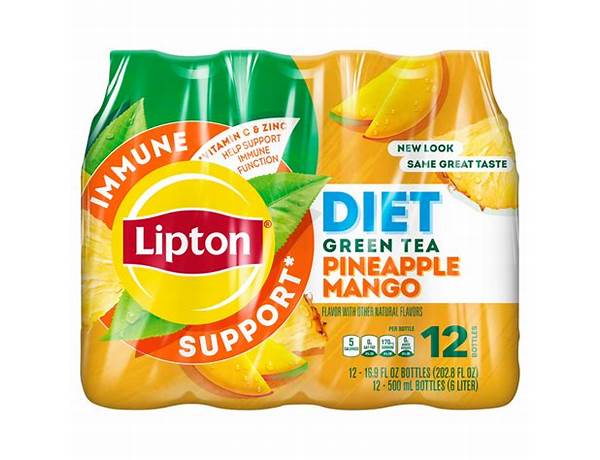 Lipton immune support green tea ingredients