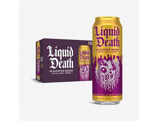 Liquid death slaughter berry food facts