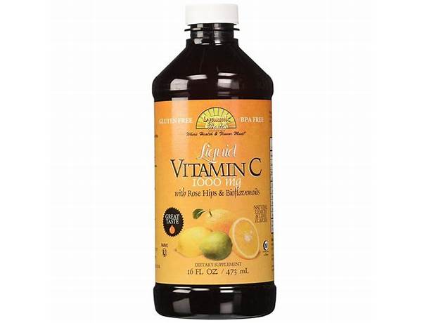 Liquid vitamin c-1000 ingredients