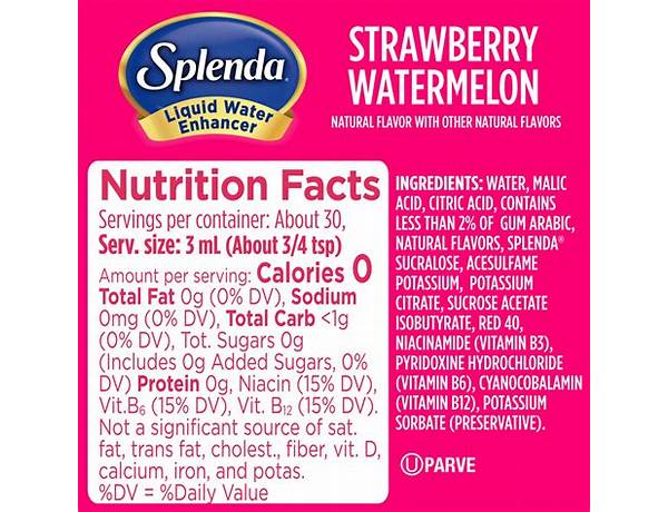 Liquid water enhancer ingredients